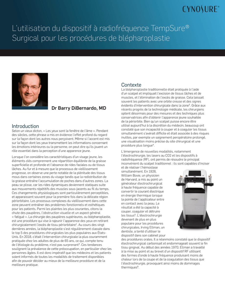 tempsure-surgical-article-clinique-blepharoplastie-dr-dibernardo